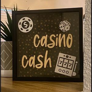 Casino Cash - Shadowbox Piggy Bank